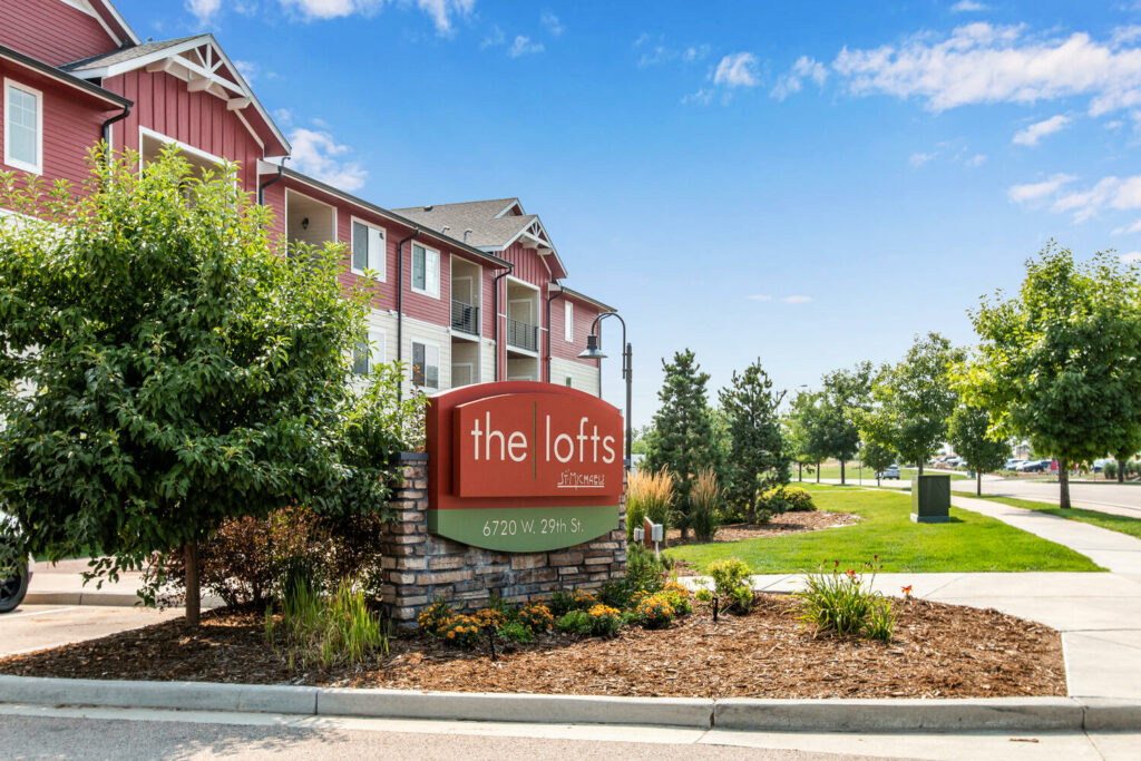 The Lofts at St. Michael's entrance sign